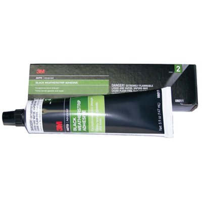 3M 08011 3M Products Black Weatherstrip Adhesive