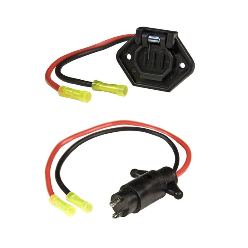 12 Volt Plug & Receptacle With 10 Gauge Wire 