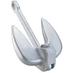 ATTWOOD 9934-1 15 POUND ALUMINUM NAVY ANCHOR