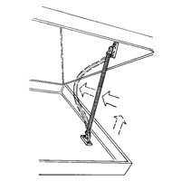 ATTWOOD 12461-3 STAINLESS STEEL HATCH SPRING 