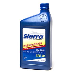 SIERRA MARINE 18-9410-2 SAE 30 FULL SYNTHETIC OIL - QUART