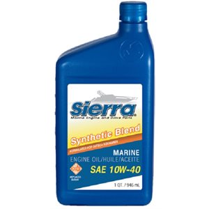 SIERRA MARINE 18-9551-2 10W40 SEMI-SYNTHETIC - QUART