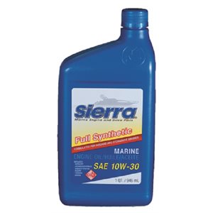 SIERRA MARINE 18-9690-2 SIERRA 10W30 SYNTHETIC OIL - QUART 