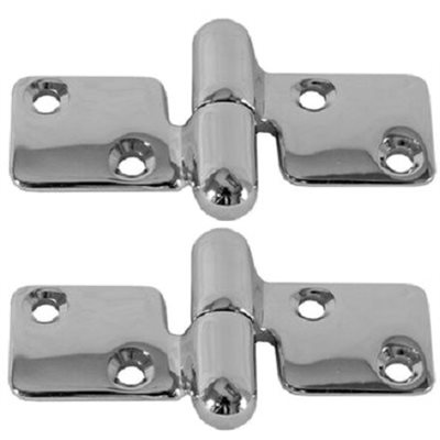 WHITECAP S-0991C TAKE APART MOTOR BOX HINGE - (PAIR)