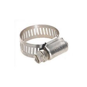 MARINE FASTENERS #4 1 / 4 INCH TO 5 / 8 INCH O.D. STAINLESS STEEL HOSE CLAMP - SOLD AS EACH