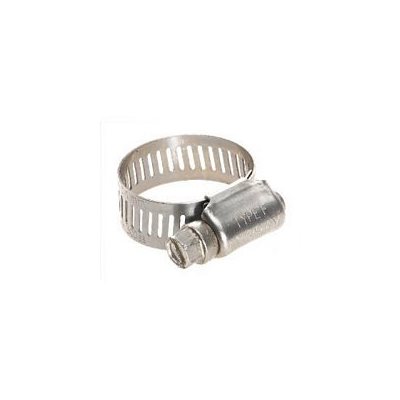 MARINE FASTENERS #8 7 / 16 INCH TO 1 INCH O.D. STAINLESS STEEL HOSE CLAMP - SOLD AS EACH