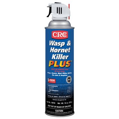 CRC 14010 WASP AND HORNET KILLER PLUS INSECTICIDE 14OZ