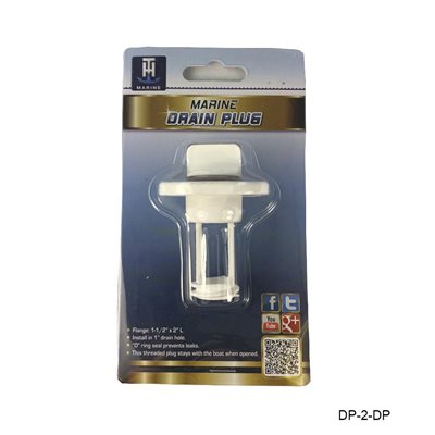 T-H MARINE DP-2-DP WHITE DRAIN PLUG