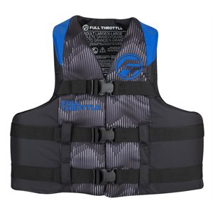 FULL THROTTLE 112200-500-030-22 ADULT LIFE JACKET 32-40in