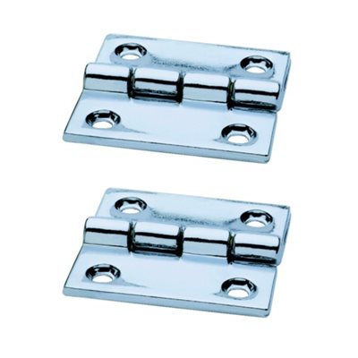 WHITECAP S-1497C CHROME BUTT HINGE (PAIR)