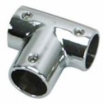 WHITECAP 6043C 7 / 8in STAINLESS STEEL 90 DEGREE T FITTING