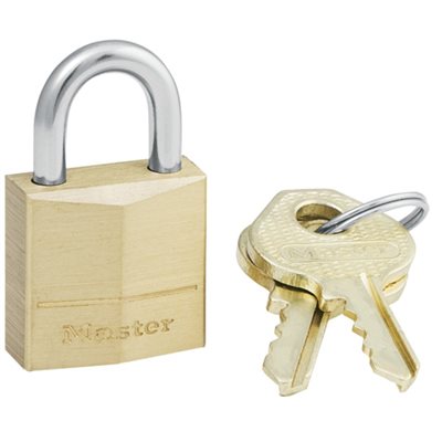 MASTER LOCK 130D 1-3 / 16in BRASS PADLOCK