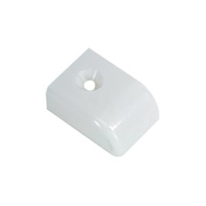 WHITECAP 3404W WHITE CHANNEL TRIM END CAP