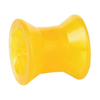 TIE DOWN 86289 3 INCH YELLOW BOW ROLLER - FITS 1 / 2 INCH SHAFT