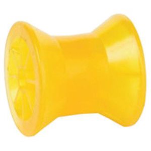 TIE DOWN 86289 3 INCH YELLOW BOW ROLLER - FITS 1 / 2 INCH SHAFT