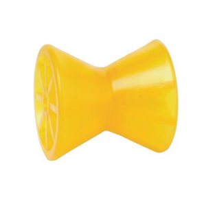 TIE DOWN 86287 4 INCH YELLOW BOW ROLLER - FITS 1 / 2 INCH SHAFT