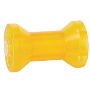 TIE DOWN 86283 5 INCH YELLOW KEEL ROLLER - FITS 5 / 8 INCH SHAFT