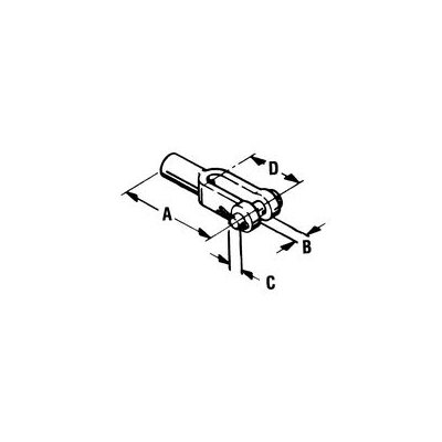 SEASTAR 031125 30 SERIES CONTROL CABLE CLEVIS