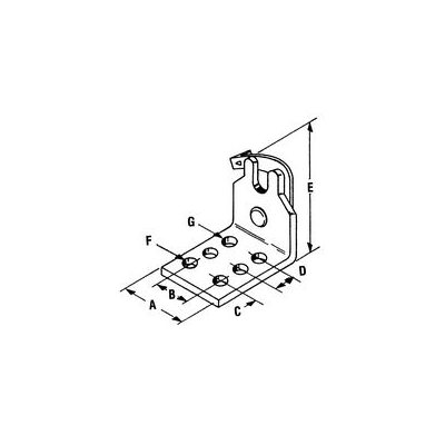 SEASTAR 031419 SINGLE CONTROL CABLE HOOK CLIP