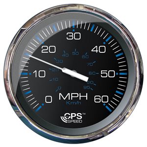 FARIA F33761 5 INCH 60 MPH SPEEDO CHESAPEAKE BLACK SS - OEM SGP501