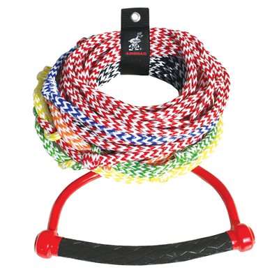 AIRHEAD AHSR-8 8 SECTION SINGLE HANDLE SKI ROPE