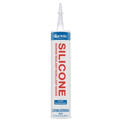 STARBRITE 82122 CLEAR SILICONE 10.3 oz CARTRIDGE