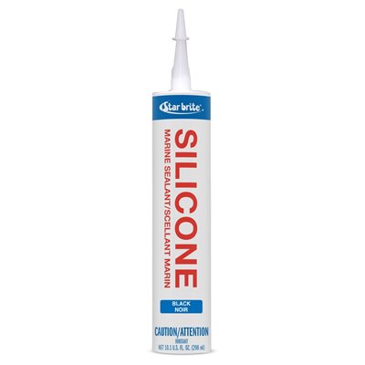 STARBRITE 82123 BLACK SILICONE 10.3 oz CARTRIDGE