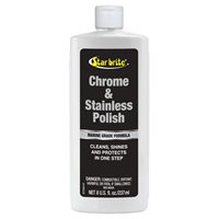 STARBRITE 082708 CHROME & STAINLESS POLISH 8oz