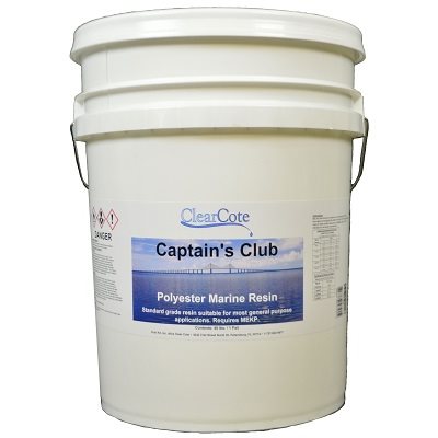 CLEAR COTE 124445 RESIN - 5 GALLON