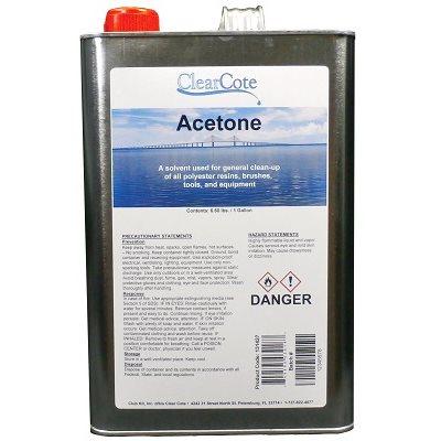 CLEAR COTE 131427 ACETONE - GALLON