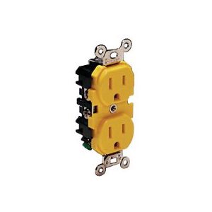 MARINCO 5262CRR 15 AMP 125 YELLOW RECEPTACLE