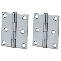 PERKO 1293DP9CHR 3in x 3in HINGE (PAIR) 