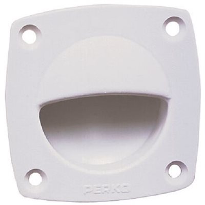 PERKO 1016DP0WHT WHITE PLASTIC FLUSH PULL