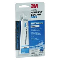 3M 05206 WHITE 5200 ADHESIVE SEALANT - 1oz TUBE