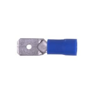 DEKA 38137 16-14 GAUGE BLUE MALE QUICK SLIDE (100 PACK)