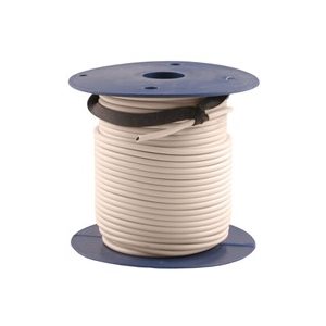 DEKA 02509 10 GAUGE WHITE WIRE - 100ft ROLL