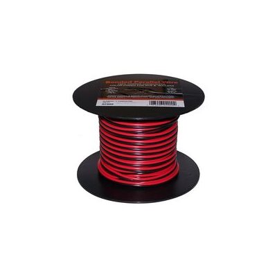 DEKA 02900 14 GAUGE RED & BLACK PARALLEL WIRE - 100ft ROLL