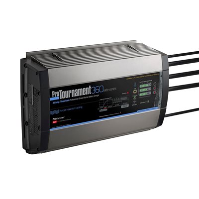 PROMARINER PROTOURNAMENT 360, 36 AMP 3 BANK BATTERY CHARGER