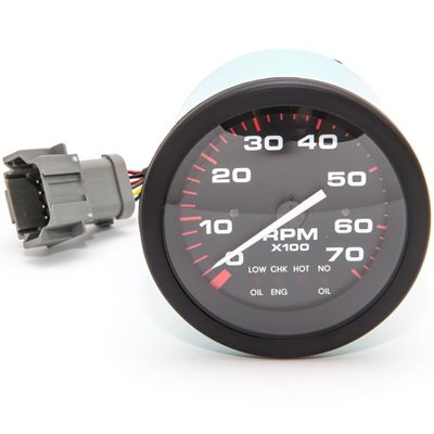 SIERRA AMEGA 7000 RPM OMC TACHOMETER WITH SYSTEM CHECK 